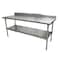 Bk Resources Work Table 16/304 Stainless Steel With Undershelf, 5"Riser 72"Wx30"D CVTR5-7230 - alternate 7